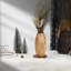Vase en bois de manguier brun clair Varetta