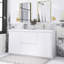 59,06 po X P 19,69 po P x 33,46 po Meuble-lavabo autoportant à simple cuve H-1058037416
