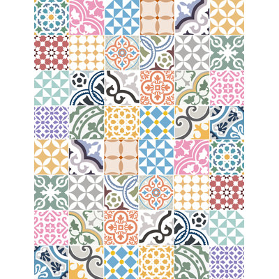 Julia Rectangle Vinyl Area Rug