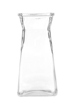 Nanako Glass Table Vase, 3.5" H x 3.5" W x 8.25" D