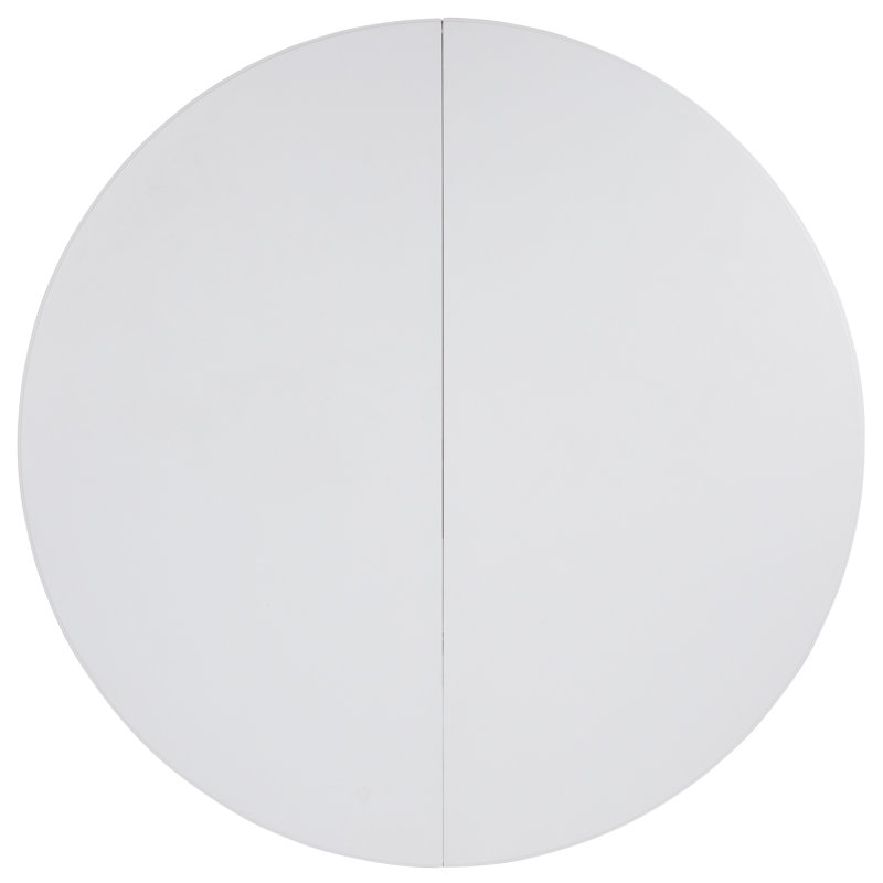 70.9" Round Gray Metal Folding Table with Powder Coated Legs