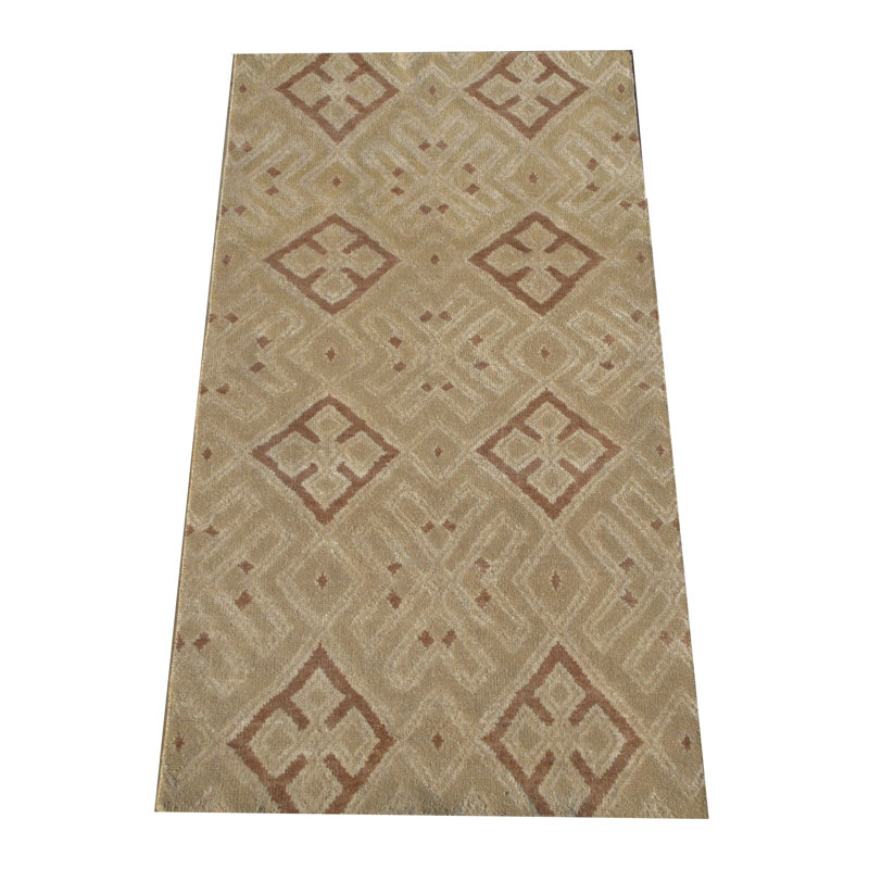 Tapis moderne en laine et soie 5X8