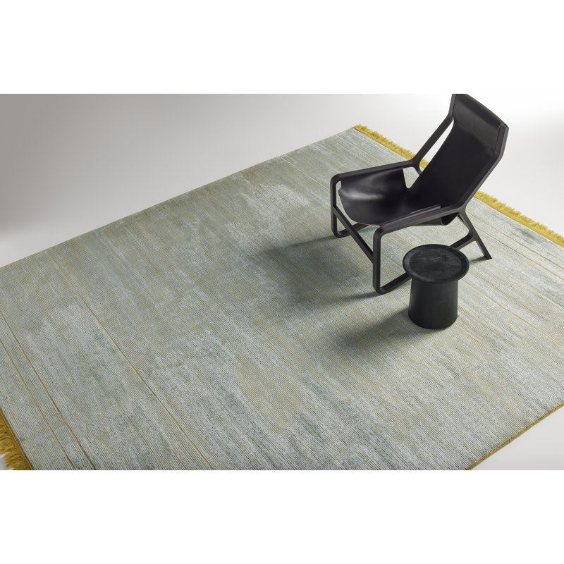 Fancy Rug in Lime/Yellow, Rectangle 8' x 10'