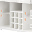 Armoire de rangement Rustic White Oak