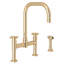 Holborn™ Bridge Faucet With Side Spray-48543942