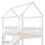 Lit mezzanine simple avec glissade, lit maison avec glissade-1385406478