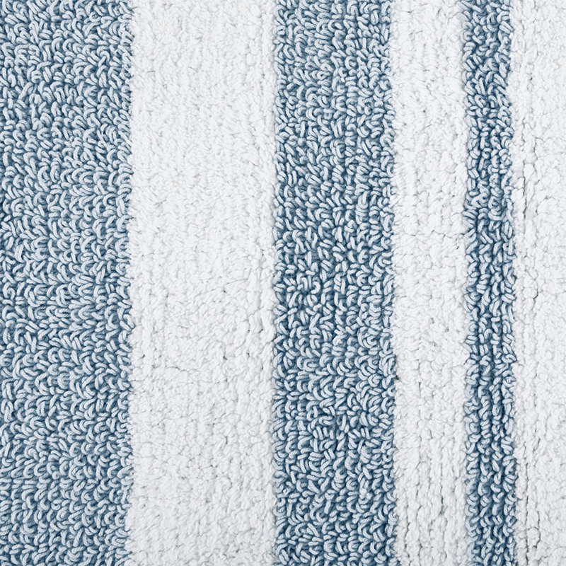 Reversible Bath Rug, Blue, 45" L x 27" W