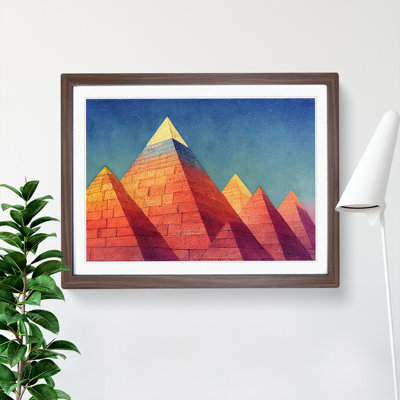 Pyramids - Framed Print
