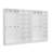 Modern Hall Stand, White, 124.0 x 82.7 x 13.8 inches | 100% Melamine Coated Particle Board, Thickness: 0.7 inches | Stylish Storage Solution for Entryways, Durable and Elegant Design-102346675