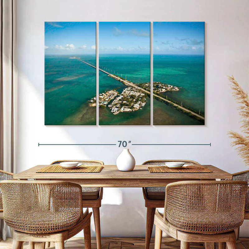 Gillard Seven Mile Florida Bridge, H 42 po x l 65 po