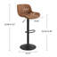 Tabouret pivotant à hauteur réglable-1441492814