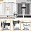 Tringle à rideau décorative robuste de 1 pouce de diamètre facile à installer-387218506-387218504