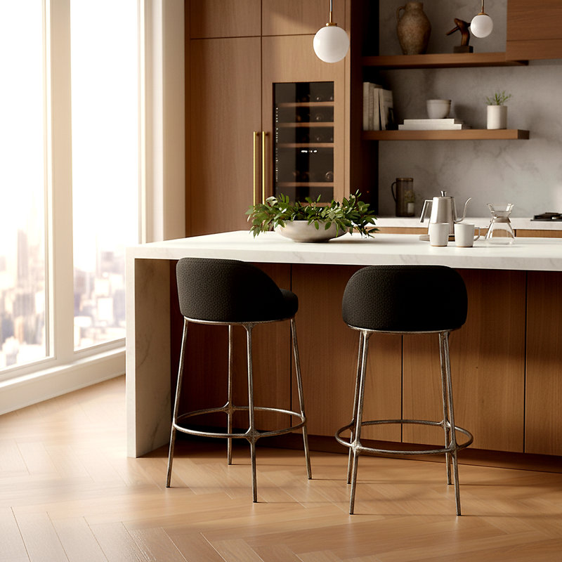 Jaris 26'' Counter Stool, Black