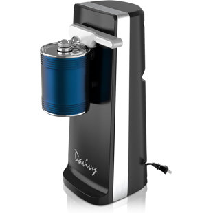  Ouvre-boîte électrique en acier inoxydable noir