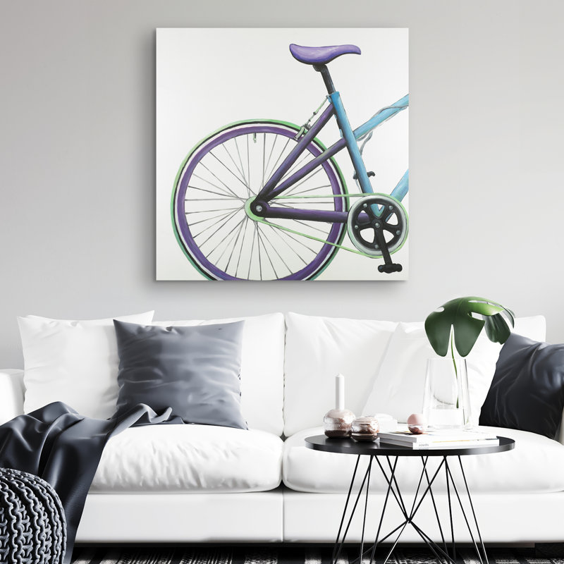 bike - 32"x32" art on canvas