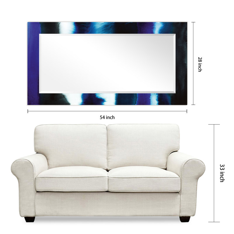 Miroir biseauté Kellar, 54 po x 28 po