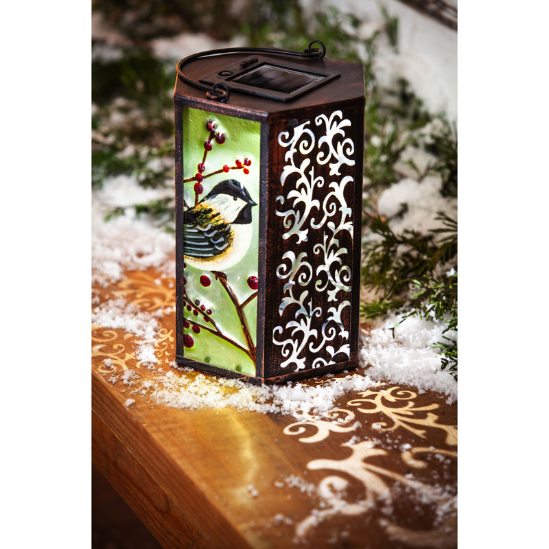8.27'' Solar Powered Outdoor Lantern