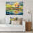 White Floater Frame Canvas