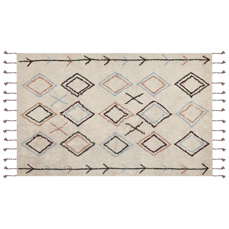 Valleyview Rectangle Geometric Hand Woven Area Rug, Rectangle 140cm x 200cm
