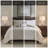 100% Cotton Dyed Comforter King - Soft Taupe & White, Overfilled,-118739972