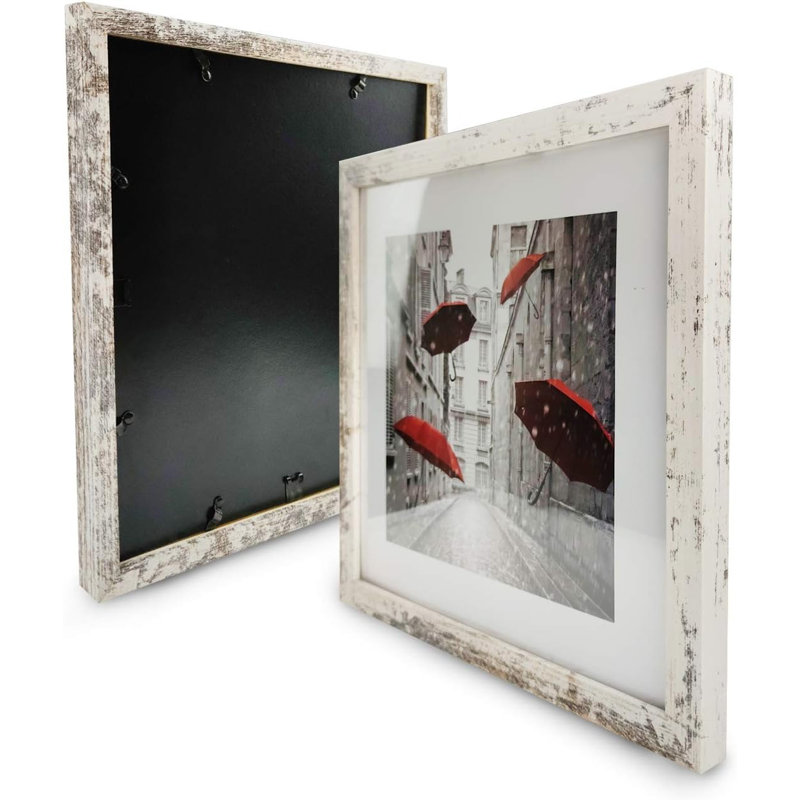 12x12 Rustic Frame Fits 8x8 With Mat Or 12x12 Without