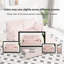 Canapé convertible peu encombrant, velours côtelé rose, style moderne pour une vie compacte