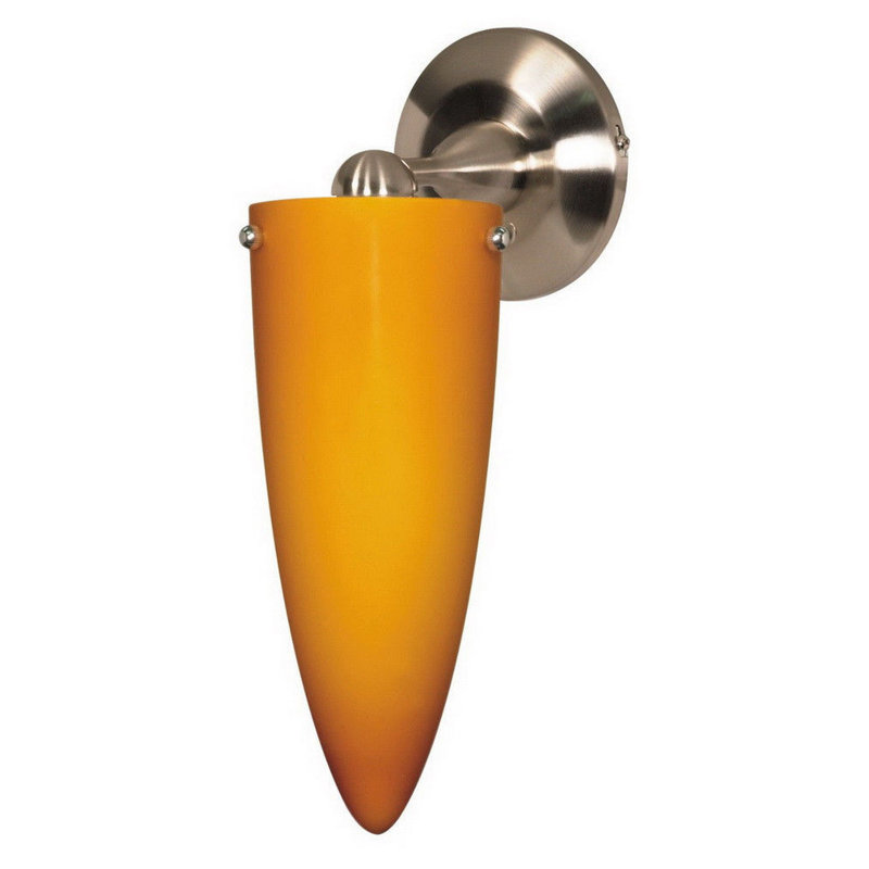 Appliquee à bras 1 lumières Roswita, Caramel écossais