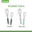 Ensemble de fouets Tovolo Elements - ensemble de fouets en acier inoxydable de 10 et 12 pouces pour la cuisson et la cuisson, conception en forme de ballon, poignées confortables, boucles de suspension pour un rangement pratique, va au lave-vaisselle, brume-116249977
