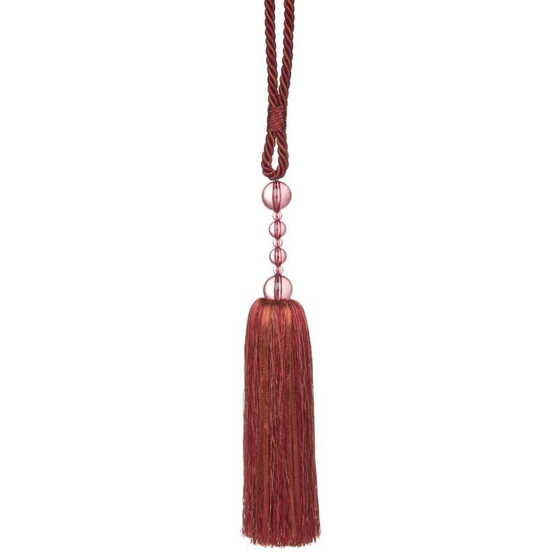Bolde 100% Polyester 5cm Curtain Tieback, Red