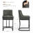 Donicia 26'' H Upholstered Metal Counter Stools-1191594009-1182204936