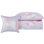 Ensemble d'édredon avec coussin décoratif Rainbow Unicorn