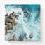 Sapphire Seaside Dance, grande impression sur toile-1414706931
