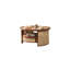 Brown Solid Wood Ash Coffee Table-109580303