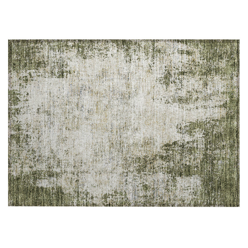 Aleighna Area Rug with Non-Slip Backing, Rectangle 1'8" x 2'6"