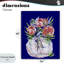 Florals in Milk Glass Canvas, design par Susan Lugar-1365526116