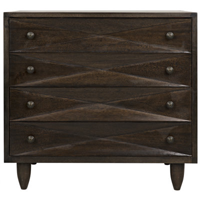 Diamond Solid Wood Accent Chest