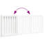 Archie & Oscar Dog Gate Foldable 3 Panels White 150 Cm Poplar Wood-1736425038-1736425039