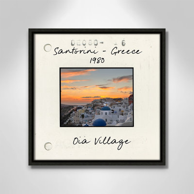 Santorini, Greece - Oia Village Print by Susan Jill