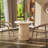 Round Solid Wood Base Dining Table for 1-4-1809128986