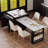 Kitchen Island with Extendable Dining Table,Kitchen Table with Double-sized Storage, Power Outlet, Kitchen island with Storage 2 Drawers 2 Side Open Shelves-366112347