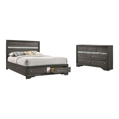 Sana Solid Wood Piece Bedroom Set