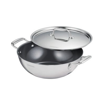 Kadai recouvert de céramique à 3 couches de 3,75 pte avec intérieur en céramique - prêt pour l'induction