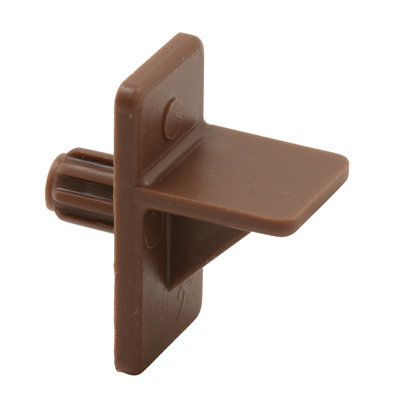 Support de tablette en plastique brun 1/4 po Prime-Line 1/4 po