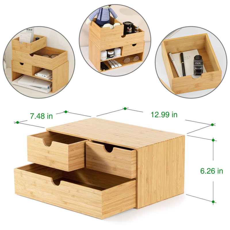 Bamboo Desk Organizer