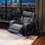 Masseur inclinable électrique 3PC Featherstone avec haut-parleur à DEL et Bluetooth en noir-826897236-806057164