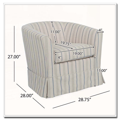 Fauteuil pivotant à 360° avec siège confortable et design polyvalent