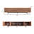 94.4" Walnut TV Stand With Storage