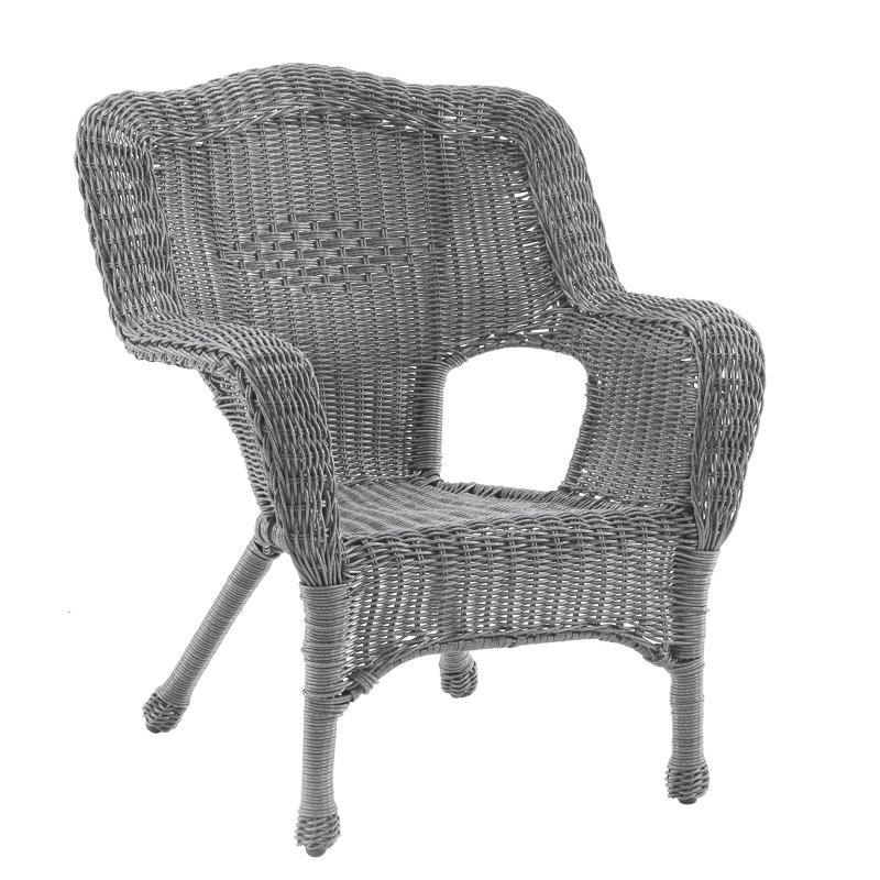 Chaise de patio Arved, Gris patiné