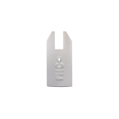 FHC R4TEC12SA 4" Tapered Door Rail End Cap - Satin Anodized