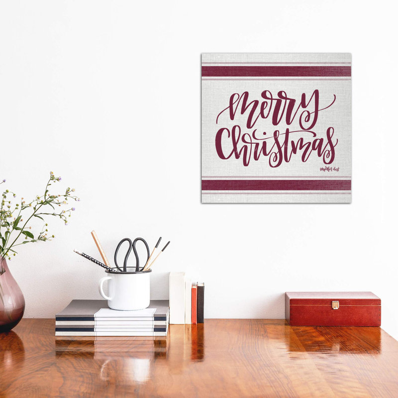 Merry Christmas by Imperfect Dust - Wrapped Canvas Print, 45.72 cm H x 45.72 cm W x 3.175 cm D